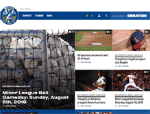 Tablet Screenshot of minorleagueball.com